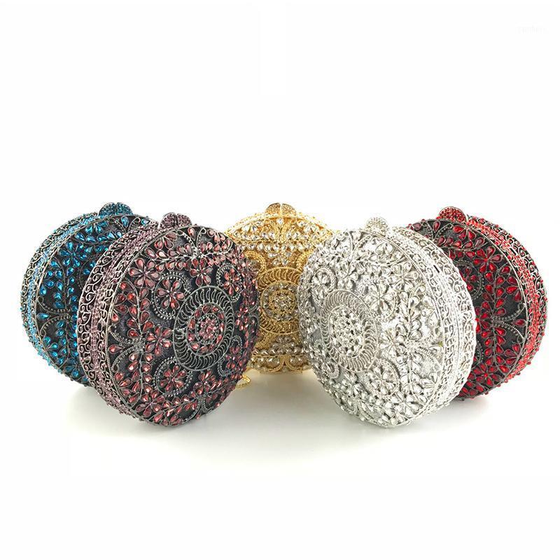 High Quality Blue 5 Colors Rhinestone Evening Bags Sliver And Gold Crystal Women Circle Shape Party Purse Mini Shoulder Bag1, Silver
High Quality Blue 5 Colors Rhinestone Evening Bags Sliver And Gold Crystal Women Circle Shape Party Purse Mini Shoulder Bag1, Silver