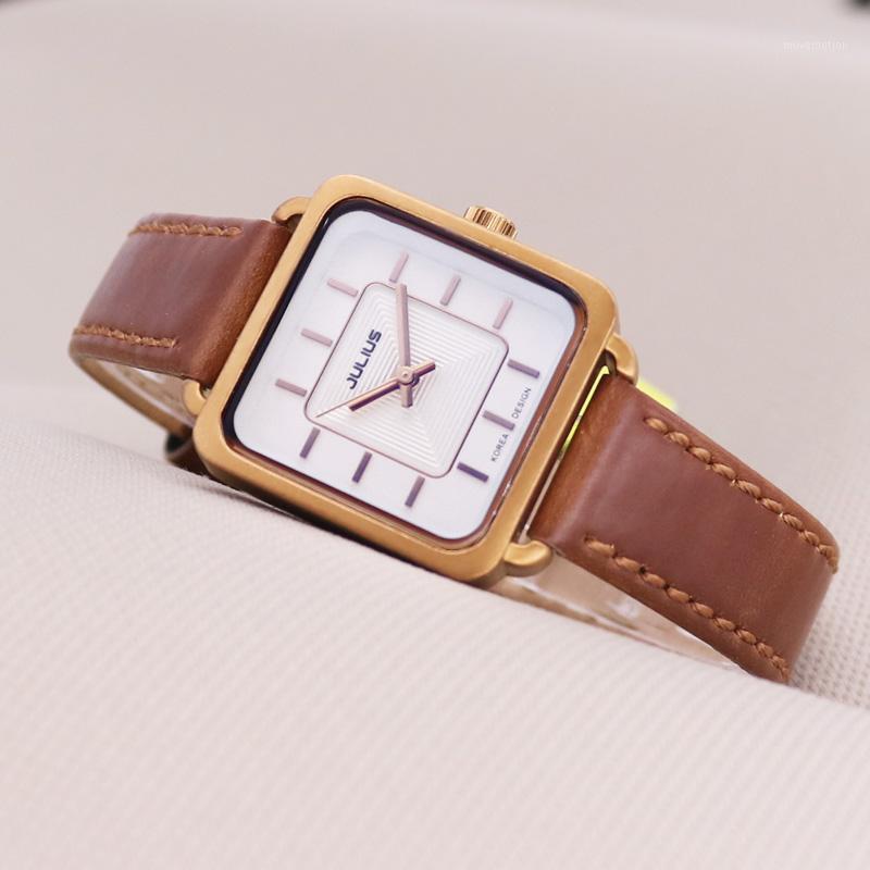Julius Women's Lady Wrist Watch Couple Fashion Hours Dress Square Retro Real Leather Girl's Birthday Lovers Birthday Gift No Box1, Small brown
Julius Women's Lady Wrist Watch Couple Fashion Hours Dress Square Retro Real Leather Girl's Birthday Lovers Birthday Gift No Box1, Small brown