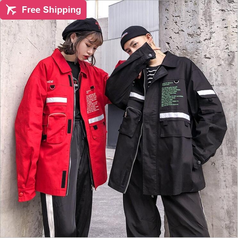 Nagri transports Drop Autumn Kanaye West black red jeans surf brand hip hop couple jacket eum size
Nagri transports Drop Autumn Kanaye West black red jeans surf brand hip hop couple jacket eum size