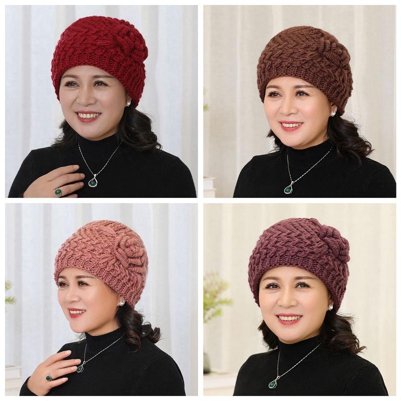 Autumn And Winter Middle-aged Wool Cap Mom Cap Plus Velvet Old Man Knitted Hat Women's Grandma Aged Women Grandma, Ce
Autumn And Winter Middle-aged Wool Cap Mom Cap Plus Velvet Old Man Knitted Hat Women's Grandma Aged Women Grandma, Ce