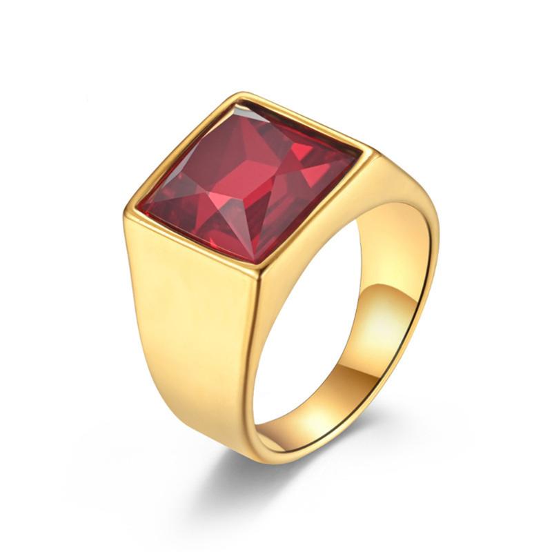 Loredana Economy High quality stainless steel business gentleman style scarlet zircon ring Creative Handmade Design Fine Jewelry
Loredana Economy High quality stainless steel business gentleman style scarlet zircon ring Creative Handmade Design Fine Jewelry