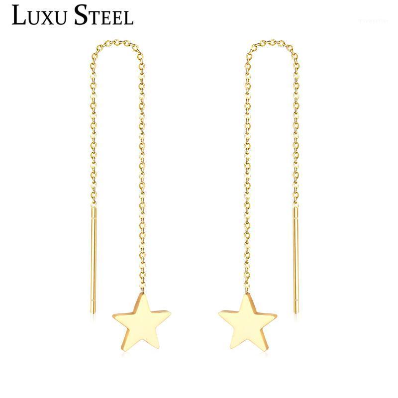 LUXUSTEEL Different Shape Ear Line Link Chain Earrings Gold/Silver Color Drop Earring Mujer Accessories Trendy Long Jewelry1
LUXUSTEEL Different Shape Ear Line Link Chain Earrings Gold/Silver Color Drop Earring Mujer Accessories Trendy Long Jewelry1