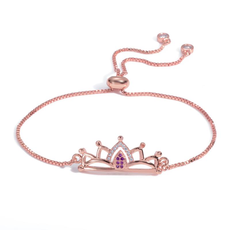 New ladies golden rainbow crown bracelets and bracelets jewelry micro-inlaid zircon adjustable femme chain
New ladies golden rainbow crown bracelets and bracelets jewelry micro-inlaid zircon adjustable femme chain