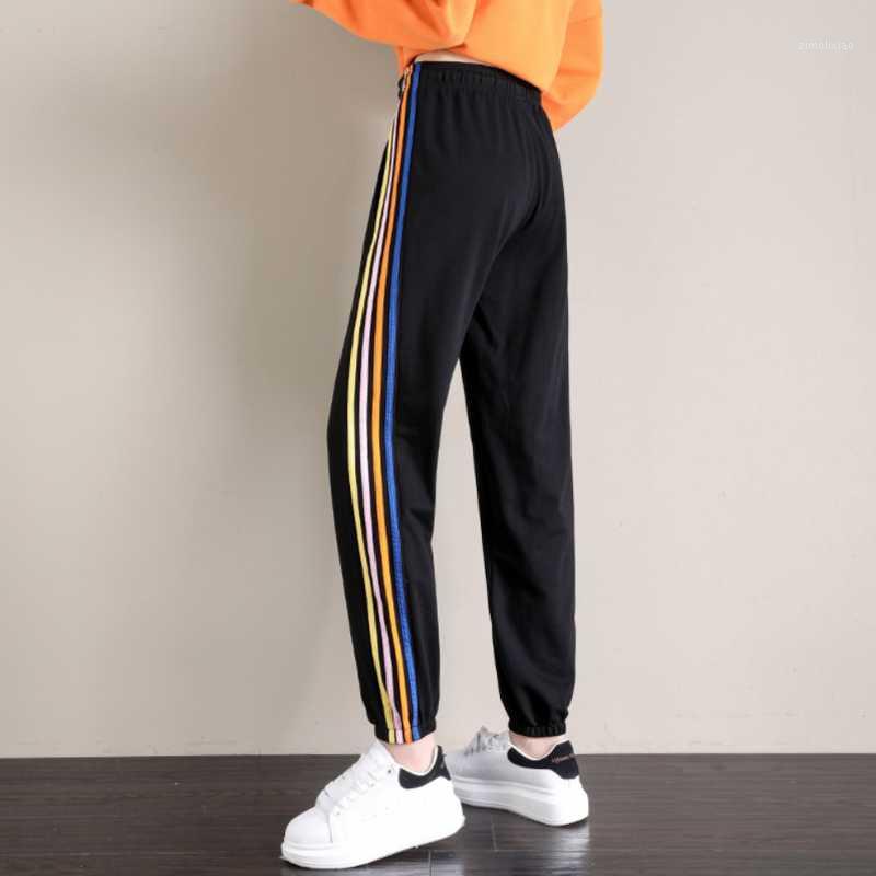 Cotton Sweatpants Women Colors Side Stripes Joggers Women Sports Pants Jogging Sports Running Joggings Leisure Trousers X20591, Black
Cotton Sweatpants Women Colors Side Stripes Joggers Women Sports Pants Jogging Sports Running Joggings Leisure Trousers X20591, Black