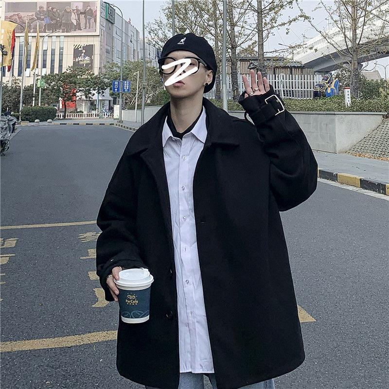 Men's coat 2021 spring and winter new solid color large size -2xl student coat loose casual fashion young men's clothing, Black
Men's coat 2021 spring and winter new solid color large size -2xl student coat loose casual fashion young men's clothing, Black