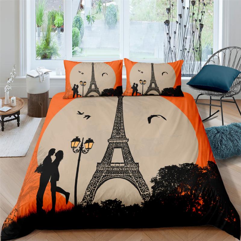 3D Iron Tower Bedding Set Duvet Cover Pillowcase for Home Bedroom Luxury Bed Set 2/3pcs Bohemian Quilt Cover Bedding Sets, Lxf117-3
3D Iron Tower Bedding Set Duvet Cover Pillowcase for Home Bedroom Luxury Bed Set 2/3pcs Bohemian Quilt Cover Bedding Sets, Lxf117-3