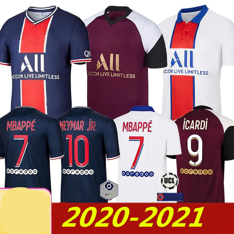 Maillots de foot 20 21 Paris MBAPPE Soccer Jerseys NEYMAR ICARDI MARQUINHOS 2020 2021 New Men Kids Kit JR Football Shirts hommes enfants, Black
Maillots de foot 20 21 Paris MBAPPE Soccer Jerseys NEYMAR ICARDI MARQUINHOS 2020 2021 New Men Kids Kit JR Football Shirts hommes enfants, Black