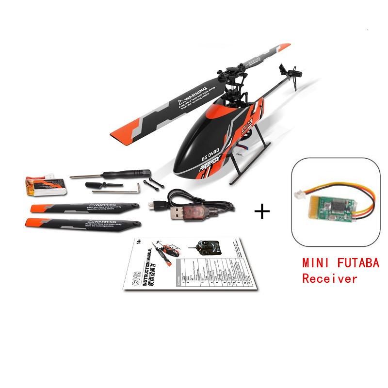 FIREFOX C119 RC Helicopter + MINI Futaba Receiver Board 4CH 6 Axis Gyro Flybarless BNF without Remote Controller
FIREFOX C119 RC Helicopter + MINI Futaba Receiver Board 4CH 6 Axis Gyro Flybarless BNF without Remote Controller