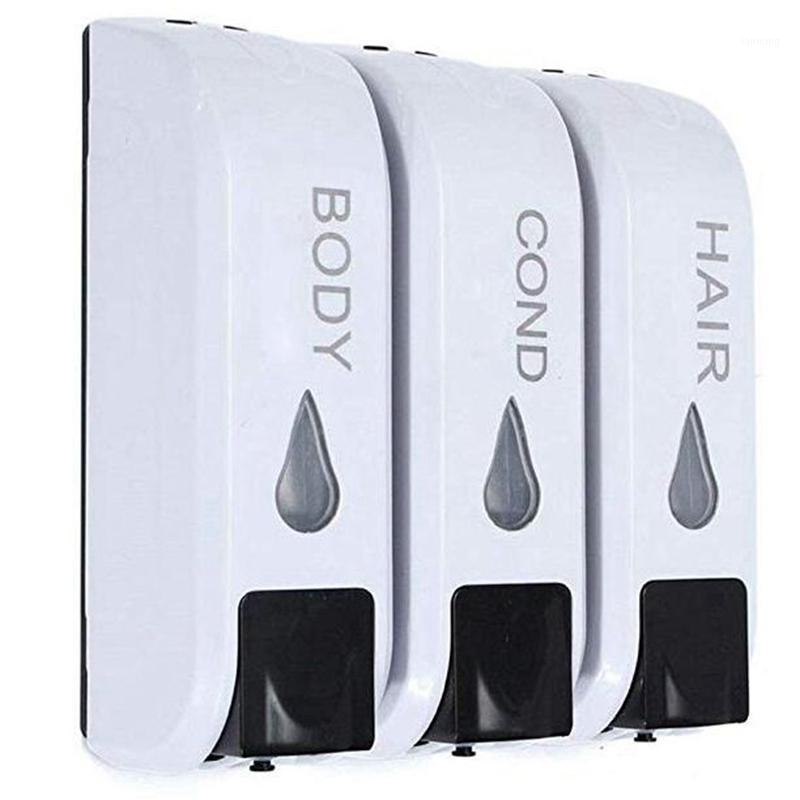 Triple Shower Soap Dispenser Wall Mounted Liquid Soap Shampoo Dispenser Washing Lotion For Bathroom1