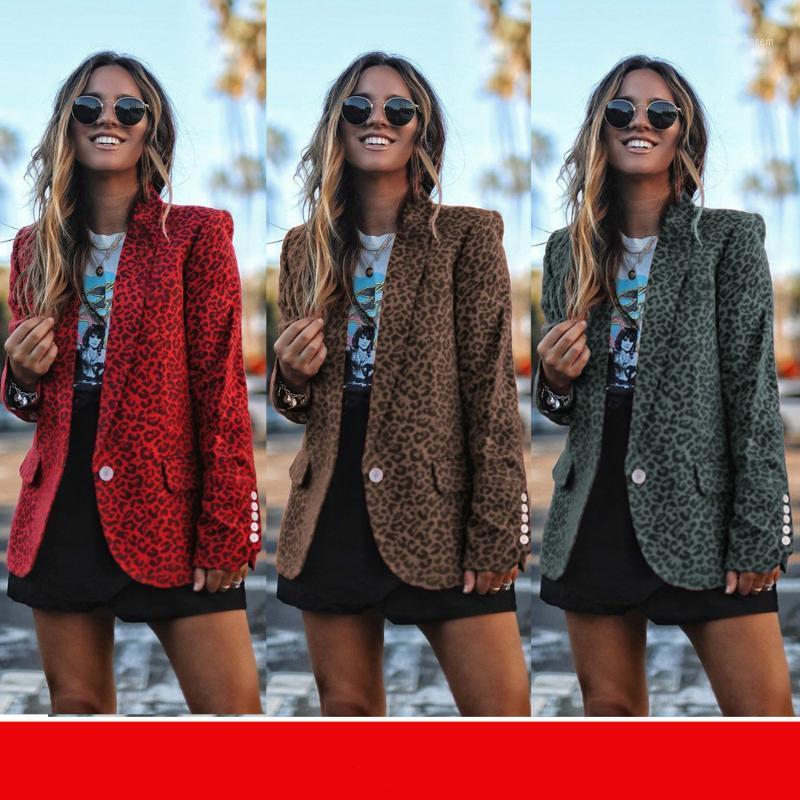 Fashion Button Coat 2020 Women Spring Autumn Leopard Blazers Womens Tops and Jacket Streetwear Female Clothes Outwear1, Red
Fashion Button Coat 2020 Women Spring Autumn Leopard Blazers Womens Tops and Jacket Streetwear Female Clothes Outwear1, Red