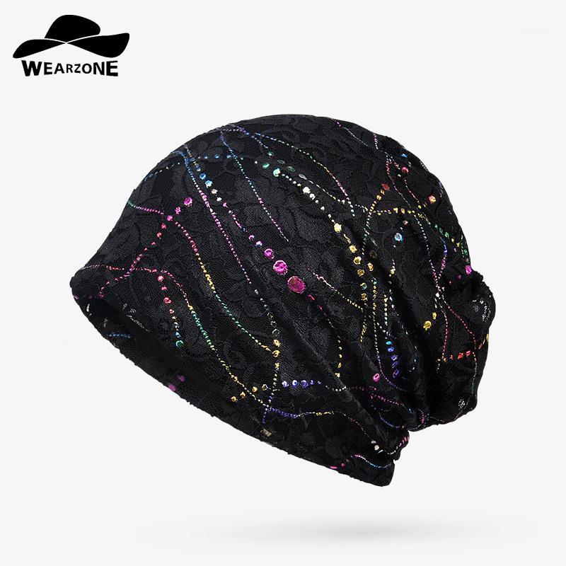 Beanie/Skull Caps WEARZONE Brand Autumn Winter Women Lace Hedging Skullies Cap Colorful Hat Knitting Jacquard Double Layer Of Cotton1, White
Beanie/Skull Caps WEARZONE Brand Autumn Winter Women Lace Hedging Skullies Cap Colorful Hat Knitting Jacquard Double Layer Of Cotton1, White