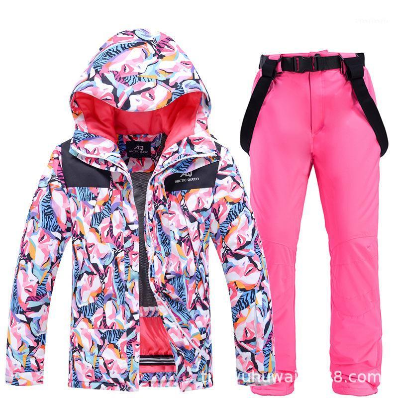 Women Ski Suit Winter Outdoor Windproof Waterproof Breathable Warm Snowboard Suit Female Thicken Ski Jacket And Pants Snowsuit1, Color02
Women Ski Suit Winter Outdoor Windproof Waterproof Breathable Warm Snowboard Suit Female Thicken Ski Jacket And Pants Snowsuit1, Color02