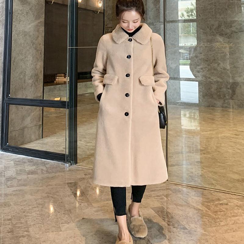 Lady Winter Warm Fluffy Coat Long Style Plus Size Overcoat 2021 Women' Korean Style Solid Plush Slim Cardigan Outerwear, Green
Lady Winter Warm Fluffy Coat Long Style Plus Size Overcoat 2021 Women' Korean Style Solid Plush Slim Cardigan Outerwear, Green