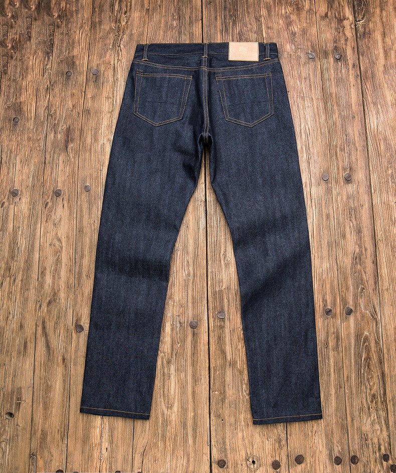 511XX-0007 Read Description top quality raw indigo selvage unwashed 13oz denim pants unsanforised natural dye raw denim jean 201128