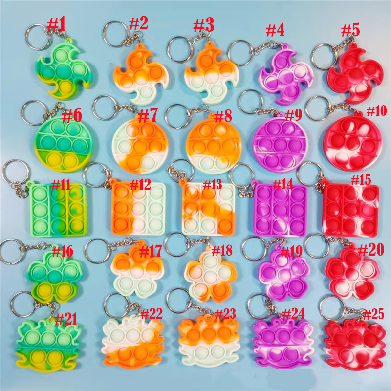 In Stock Fidget Simple Keychain Push Bubbles Pop Toys keys chain Anti Stress Decompression Bubble Board Key Ring Finger Toy
In Stock Fidget Simple Keychain Push Bubbles Pop Toys keys chain Anti Stress Decompression Bubble Board Key Ring Finger Toy