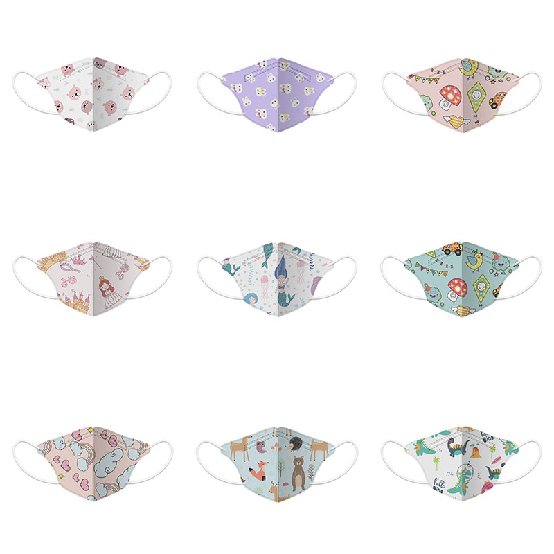 KN95 Children Designer Cute Printed Face Mask Dust-proof Five-layer Protection Filter Respirator 10 Pcs/Pack
KN95 Children Designer Cute Printed Face Mask Dust-proof Five-layer Protection Filter Respirator 10 Pcs/Pack