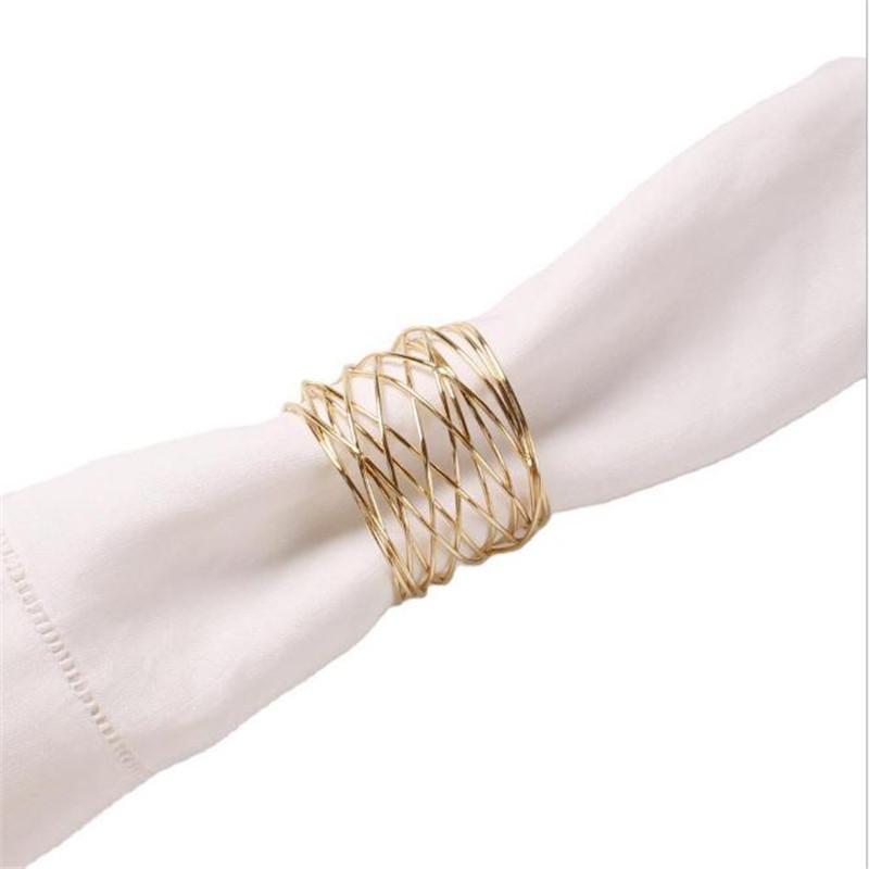 Gold Silver Wire Mesh Ring Napkin Rings Table Decoration Wedding Banquet Hotel Family Gatherings Table Christmas Napkin Buckle
Gold Silver Wire Mesh Ring Napkin Rings Table Decoration Wedding Banquet Hotel Family Gatherings Table Christmas Napkin Buckle