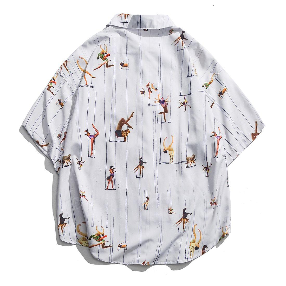 2021 New Men's Printed Sports Shirts for a Beach Holiday in Hawaii's Eden of Africa, Famous Street Hip-hop Trendy Informal Clothes, Hskp, White
2021 New Men's Printed Sports Shirts for a Beach Holiday in Hawaii's Eden of Africa, Famous Street Hip-hop Trendy Informal Clothes, Hskp, White