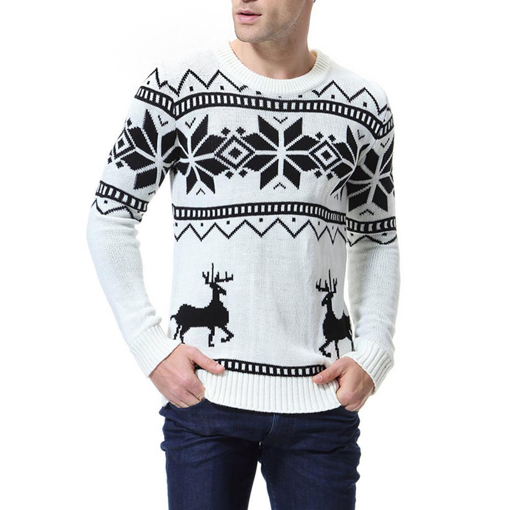 Man Sweater Warm Casual Knitted Pullover Sweaters 201203