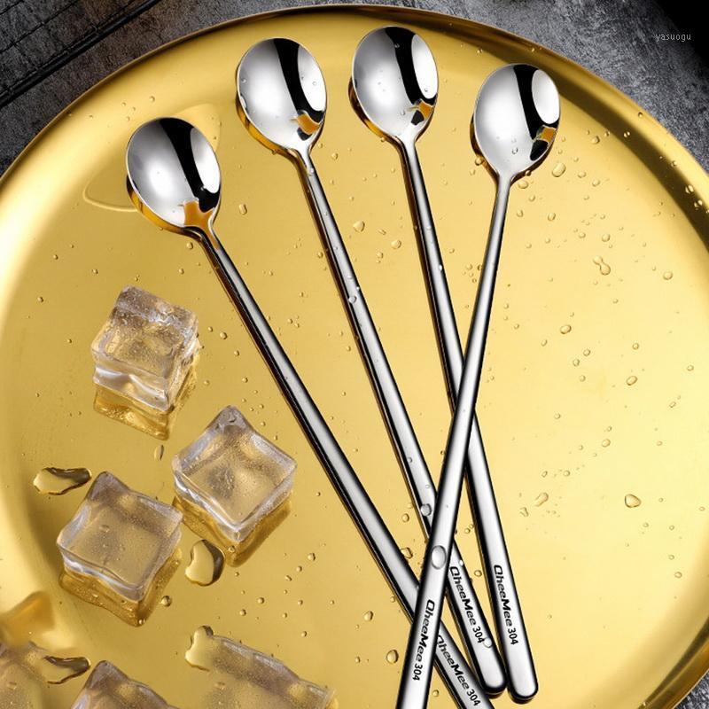 New 304 Stainless steel long handle spoon spoon Dessert coffee ice cream spoons dinnerware Kitchen accessories1
New 304 Stainless steel long handle spoon spoon Dessert coffee ice cream spoons dinnerware Kitchen accessories1