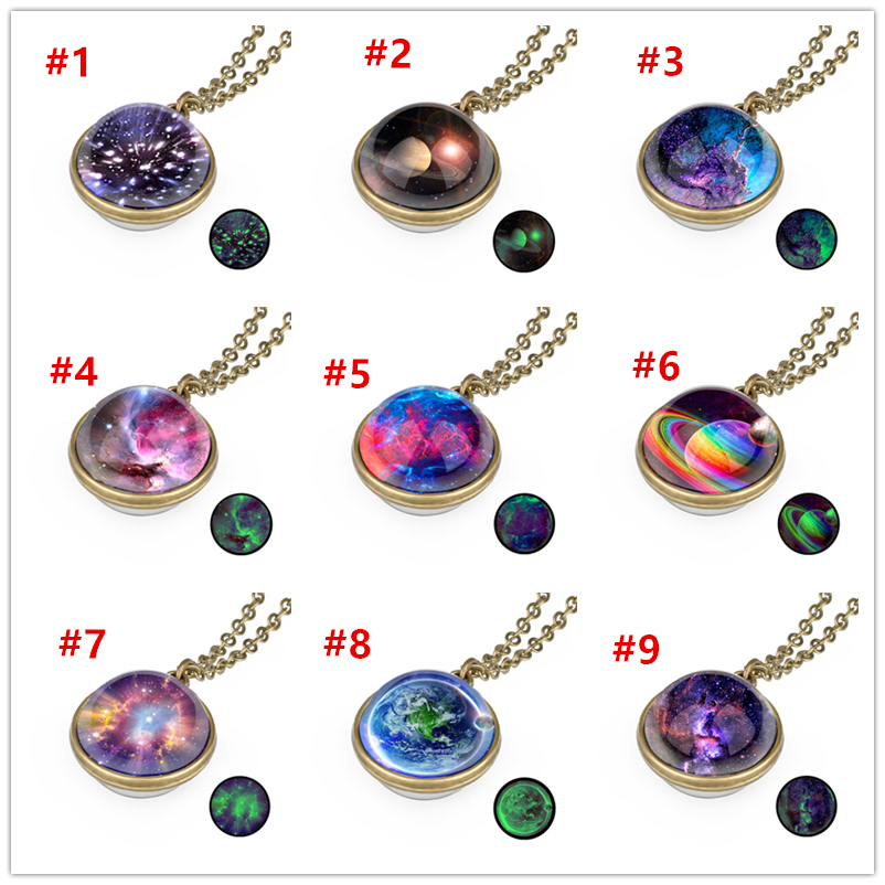 Hot Selling Droppshiping Double-sided Glass The Starry Sky In The Solar System Gem Universe The Milky Way Star Chain Necklace Gifts, Silver
Hot Selling Droppshiping Double-sided Glass The Starry Sky In The Solar System Gem Universe The Milky Way Star Chain Necklace Gifts, Silver