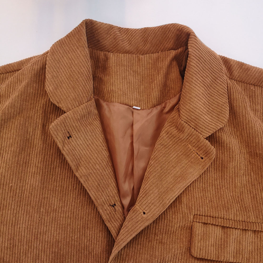 cool men corduroy jacket coat elegant man autumn winter casual coats single breasted business men plain jackets male clothing 201127