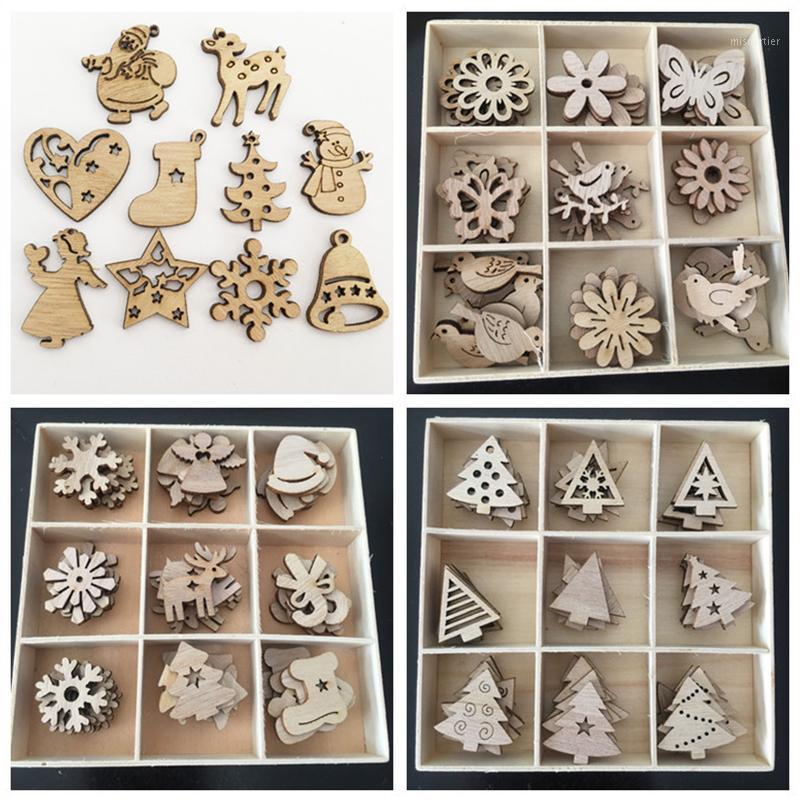 50pcs Wooden 2020 Christmas Decorations Mini Tree Ornaments Santa Claus Snowman Deer Xmas Party Decoration for Home New Year1
50pcs Wooden 2020 Christmas Decorations Mini Tree Ornaments Santa Claus Snowman Deer Xmas Party Decoration for Home New Year1
