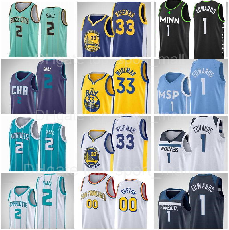 2021 Draft Pick 33 James Wiseman Jersey 1 Anthony Edwards 2 LaMelo Ball Blue White Black New City Basketball Edition Man Kids Women
2021 Draft Pick 33 James Wiseman Jersey 1 Anthony Edwards 2 LaMelo Ball Blue White Black New City Basketball Edition Man Kids Women