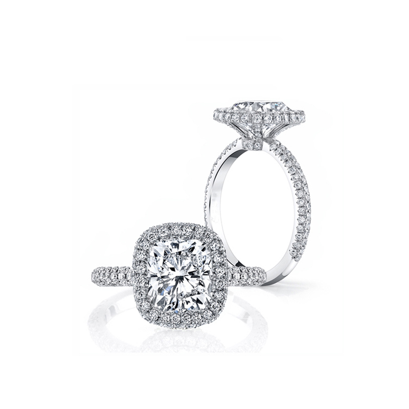 LESF Bridal Jewelry 925 Sterling Silver For Women Ring 3 Ct Cushion Cut Synthetic Diamond Engagement Wedding Gift J0112
LESF Bridal Jewelry 925 Sterling Silver For Women Ring 3 Ct Cushion Cut Synthetic Diamond Engagement Wedding Gift J0112