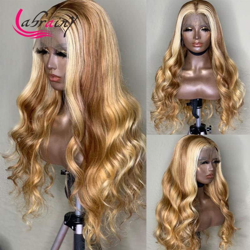 HD Transparent Highlight Blonde Lace Wig Colored Body Wave Human Hair Pre Plucked Bleached Knots 13x1+4x1, As pic
HD Transparent Highlight Blonde Lace Wig Colored Body Wave Human Hair Pre Plucked Bleached Knots 13x1+4x1, As pic