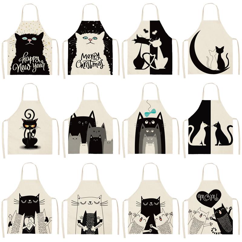 1Pcs Black Cat Pattern Cleaning Colorful Aprons Home Cooking Kitchen Apron Cook Wear Cotton Linen Adult Bibs 53*65cm WQL0032
1Pcs Black Cat Pattern Cleaning Colorful Aprons Home Cooking Kitchen Apron Cook Wear Cotton Linen Adult Bibs 53*65cm WQL0032