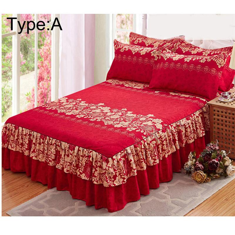 2020 High Quality New Sanding Bedspread Queen Bed Skirt Thickened Fitted Sheet Single Double Bed Dust Ruffle Wholesale
2020 High Quality New Sanding Bedspread Queen Bed Skirt Thickened Fitted Sheet Single Double Bed Dust Ruffle Wholesale