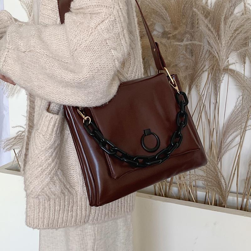Vintage Fashion Female Tote Bag 2021 New Quality Soft PU Leather Women's Designer Handbag High capacity Shoulder Messenger Bag, Black
Vintage Fashion Female Tote Bag 2021 New Quality Soft PU Leather Women's Designer Handbag High capacity Shoulder Messenger Bag, Black