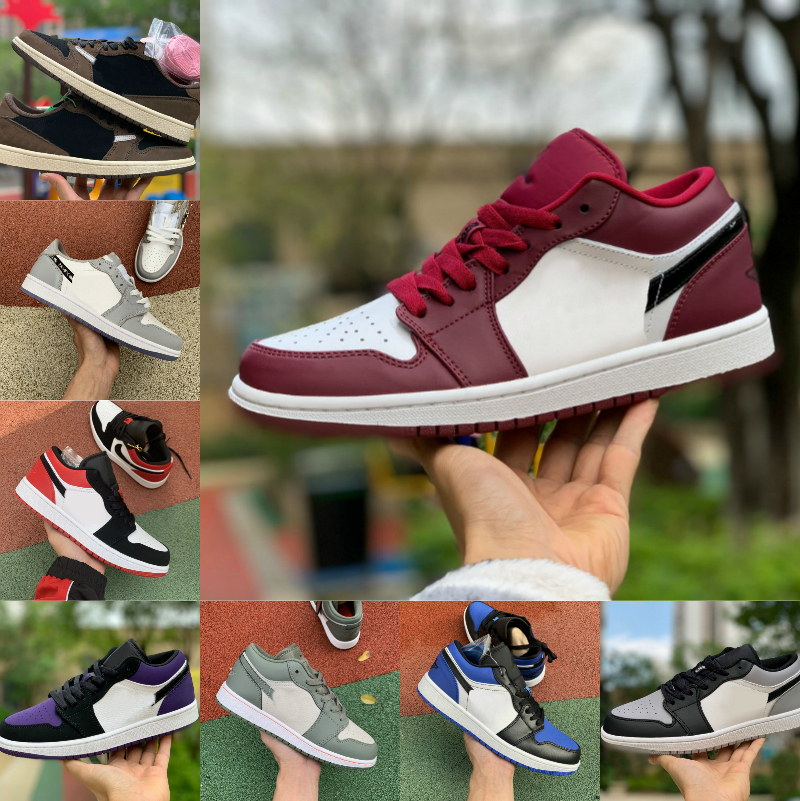 2021 New Low 1 Mens Basketball Shoes Court Purple White Game Royal Gray Noble Red 1s Shadow Black Toe Women Brand Skateboard Shoes, L1014
2021 New Low 1 Mens Basketball Shoes Court Purple White Game Royal Gray Noble Red 1s Shadow Black Toe Women Brand Skateboard Shoes, L1014