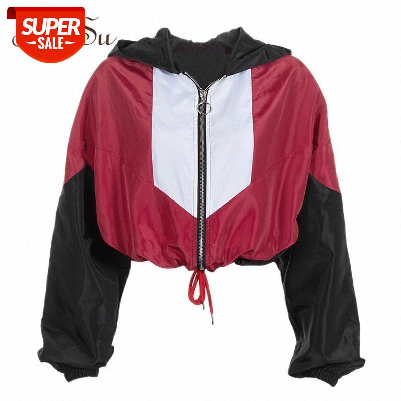 ArtSu Streetwear Patchwork Windbreaker Women Red Jacket Autumn Outerwear Short Jacket Ladies Coats Clothes Black ASCO20264 #DA2I, Black;brown
ArtSu Streetwear Patchwork Windbreaker Women Red Jacket Autumn Outerwear Short Jacket Ladies Coats Clothes Black ASCO20264 #DA2I, Black;brown