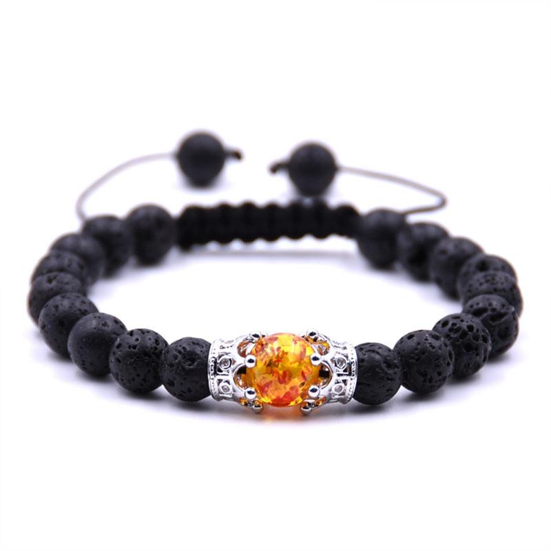 Man Fashion Gift For Women Beautiful Beads 8MM Lava Stone Double Crown Braided Bracelet
Man Fashion Gift For Women Beautiful Beads 8MM Lava Stone Double Crown Braided Bracelet