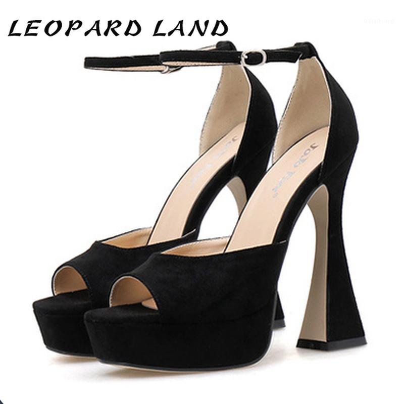 LEOPARD LAND 2020 New Classic Solid Color Buckle Suede Fish Mouth Waterproof Platform Wine Glass And High Heel Sandals1, Black
LEOPARD LAND 2020 New Classic Solid Color Buckle Suede Fish Mouth Waterproof Platform Wine Glass And High Heel Sandals1, Black