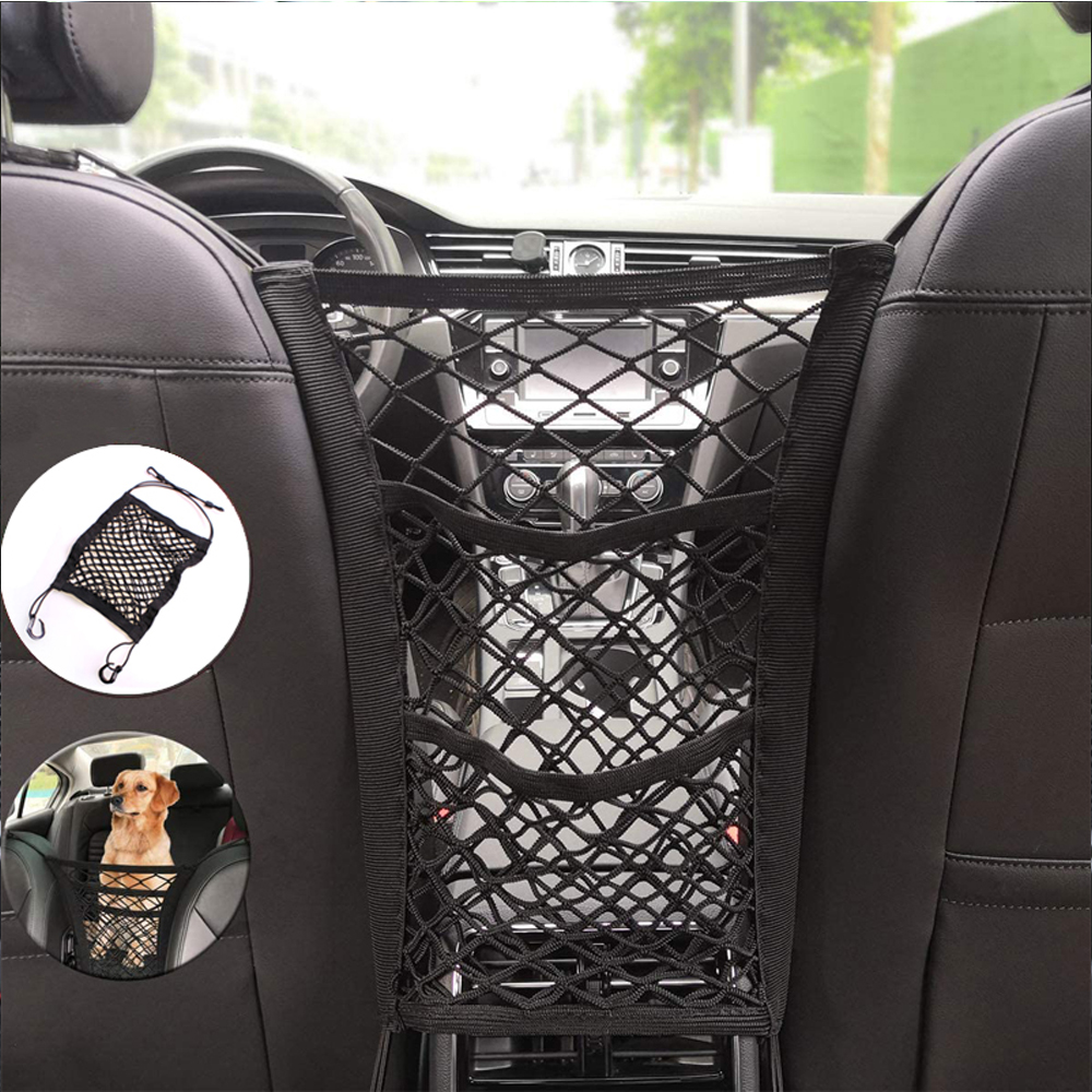 3-Layer Car Net Pocket Handbag Holder Between Seats Organizer Storage Front Seat Mesh Large Capacity Bag for Purse Documents Pocket
3-Layer Car Net Pocket Handbag Holder Between Seats Organizer Storage Front Seat Mesh Large Capacity Bag for Purse Documents Pocket