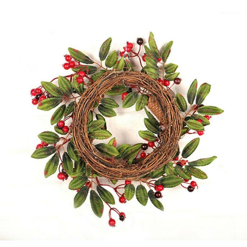 Wall Decor Wreath Artificial Red Fruit Pine Wreath Xmas Tree Wall Door Decors Hanging Garland Pine Cone Red Berry Décor1, As photo show
Wall Decor Wreath Artificial Red Fruit Pine Wreath Xmas Tree Wall Door Decors Hanging Garland Pine Cone Red Berry Décor1, As photo show