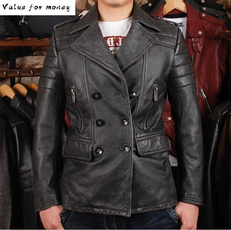 Free shipping. new man thicker vintage leather long Jackets men's genuine Leather biker slim jacket.autumn plus siz, Black vintage
Free shipping. new man thicker vintage leather long Jackets men's genuine Leather biker slim jacket.autumn plus siz, Black vintage