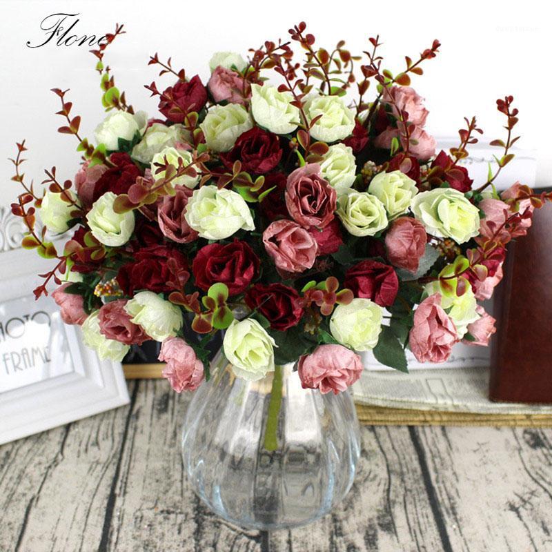 Flone Artificial Silk Rose Bouquet Fake Flowers Home Wedding Display Flower European Rose Small Bouquet Party Decoration1, Pink
Flone Artificial Silk Rose Bouquet Fake Flowers Home Wedding Display Flower European Rose Small Bouquet Party Decoration1, Pink