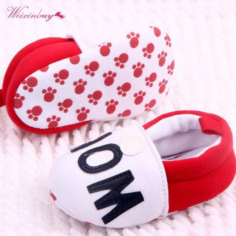 Lovely Toddler Baby Girl Boy Round Toe Flats Soft Slippers Shoes I Love MOM/DAD First Walkers1, White
Lovely Toddler Baby Girl Boy Round Toe Flats Soft Slippers Shoes I Love MOM/DAD First Walkers1, White