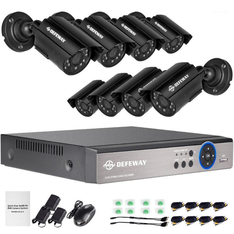 DEFEWAY 8 CH Video Surveillance DVR Kit1200TVL 720P HD Outdoor CCTV Security Camera System 8pcs Camera 1TB for Optional1
DEFEWAY 8 CH Video Surveillance DVR Kit1200TVL 720P HD Outdoor CCTV Security Camera System 8pcs Camera 1TB for Optional1
