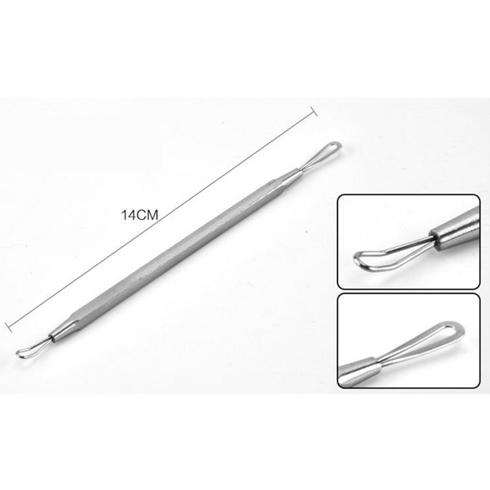 Stainless Steel Blackhead Needle Comedone Acne Blemish Extractor Remover Pimple Pin Cosmetic Health Beauty Needle Aguja De Acero Inoxidable Para Punto