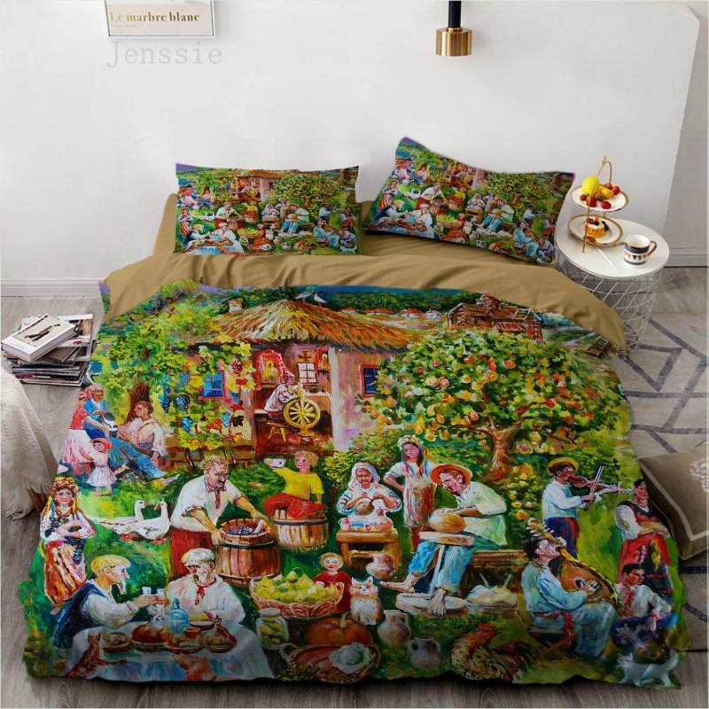 Ancient European Court Oil Painting Printed Bedding Sets Duvet Cover Set Queen King Quilt Cover Bedclothes(No Sheet No Filling, As picture
Ancient European Court Oil Painting Printed Bedding Sets Duvet Cover Set Queen King Quilt Cover Bedclothes(No Sheet No Filling, As picture