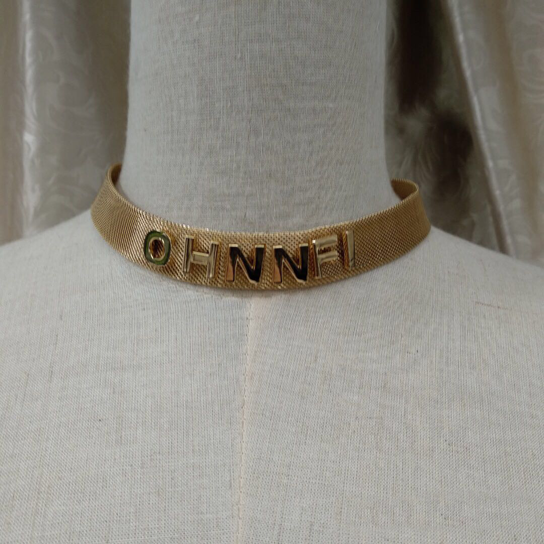 Popular fashion brand letter choker designer necklace for lady Design Women Party Wedding Lovers gift Luxury Jewelry for Bride With BOX, Golden;silver
Popular fashion brand letter choker designer necklace for lady Design Women Party Wedding Lovers gift Luxury Jewelry for Bride With BOX, Golden;silver