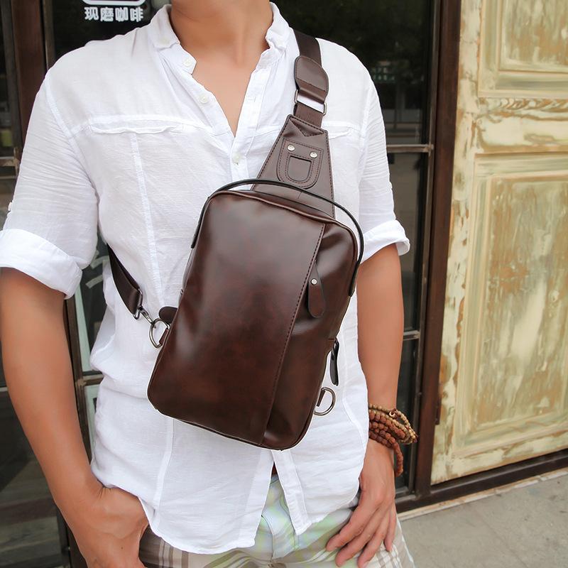 High Grade Business Men PU Sling Bag New Style Multi-functional Shoulder Bag Men's Chest Pack knapsack, Black
High Grade Business Men PU Sling Bag New Style Multi-functional Shoulder Bag Men's Chest Pack knapsack, Black
