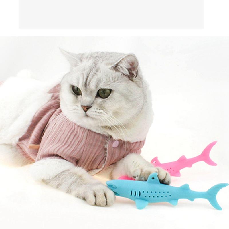 Soft Silicone Cat Mint Fish Toothbrush Toy Pet Molar Stick Cleaning Teeth Interactive Cats Dental Massage Thumb Funny Toys
Soft Silicone Cat Mint Fish Toothbrush Toy Pet Molar Stick Cleaning Teeth Interactive Cats Dental Massage Thumb Funny Toys