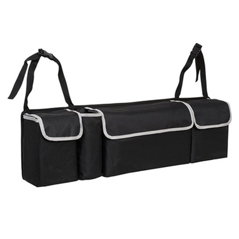Car Trunk Organizer Backseat Storage Bag High Capacity Multiuse Oxford Cloth Car Seat Back Organizers Interior Accessories QC4728