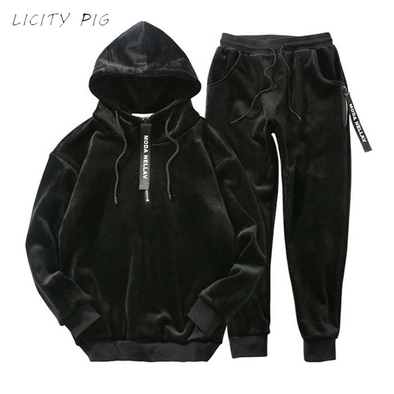 Winter Men Velour Tracksuit 2020 Fashion korea Gold velvet track suit male hoodie & sweat pants jogger set Jogging Suits Outfit LJ201117, Dark gray
Winter Men Velour Tracksuit 2020 Fashion korea Gold velvet track suit male hoodie & sweat pants jogger set Jogging Suits Outfit LJ201117, Dark gray